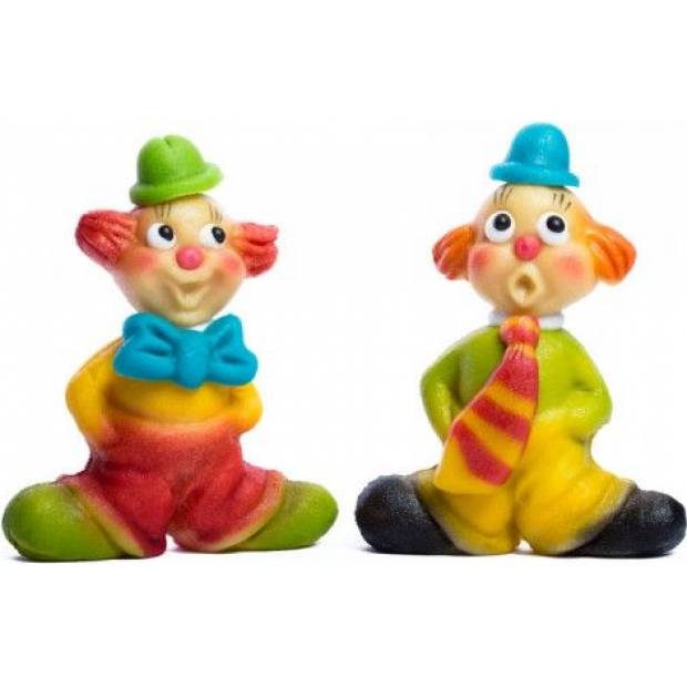 Marzipankfigur Clown grün 9×7 cm, 75 g
