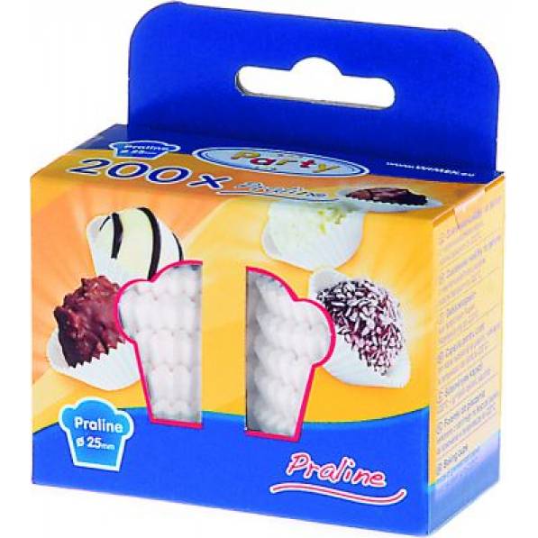 Konditorei-Cupcake weiß 25x18mm 200Stück