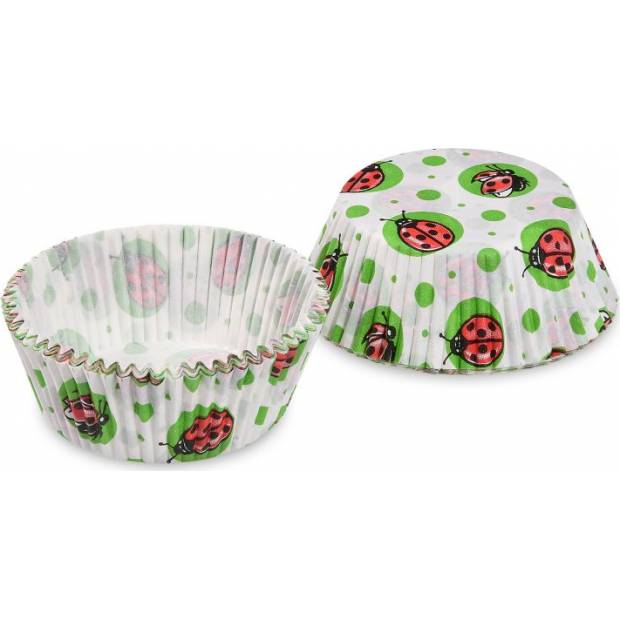 Konditorei Cupcake Marienkäfer 50x30mm 40Stk