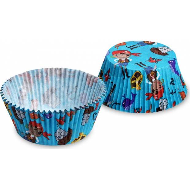 Konditorei Cupcake Pirat 50x30mm 40pcs