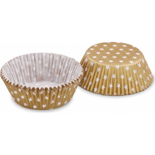 Konditorei Cupcake Sterne 50x30mm 40Stk