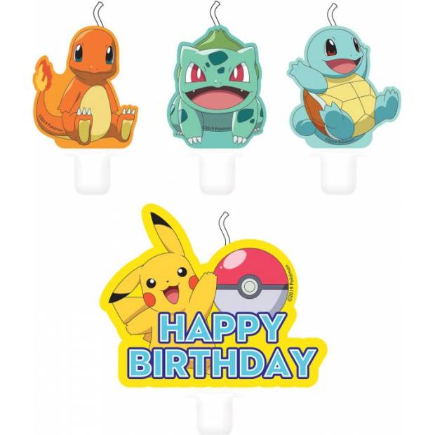 Pokemon Kerzen 4pcs