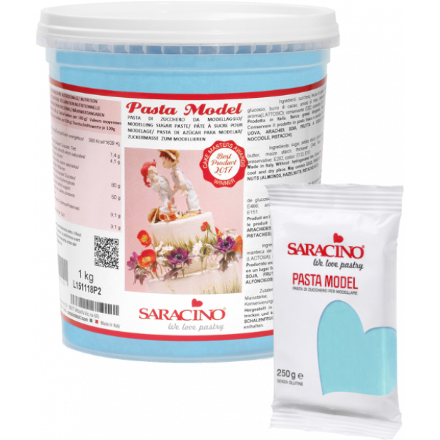 Modelliermasse hellblau 250 g