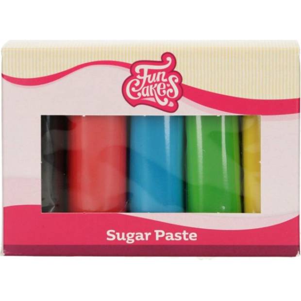 Farbbeschichtung 5x100g schwarz, rot, blau, grün, gelb