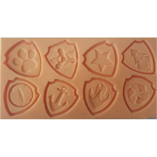 Silikonform Paw Patrol Abzeichen