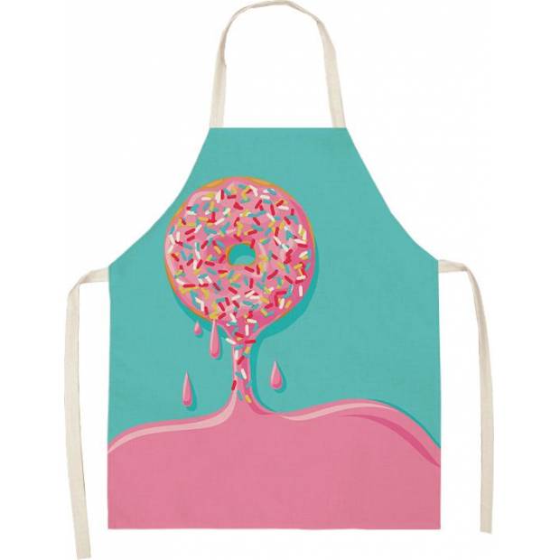 Küchenschürze rosa Donut