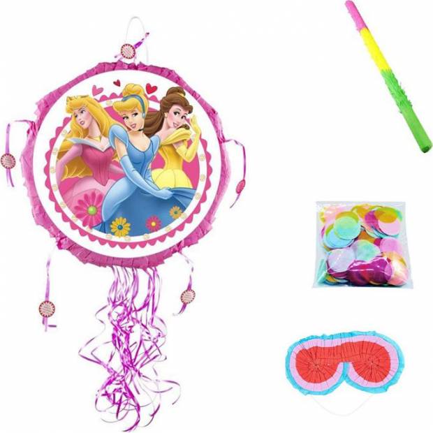 Prinzessin Piñata mit Zubehör