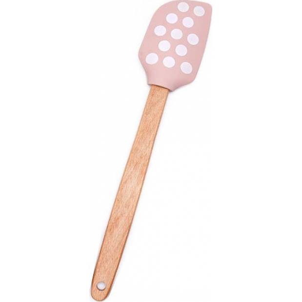 Spatel rosa mit Tupfen