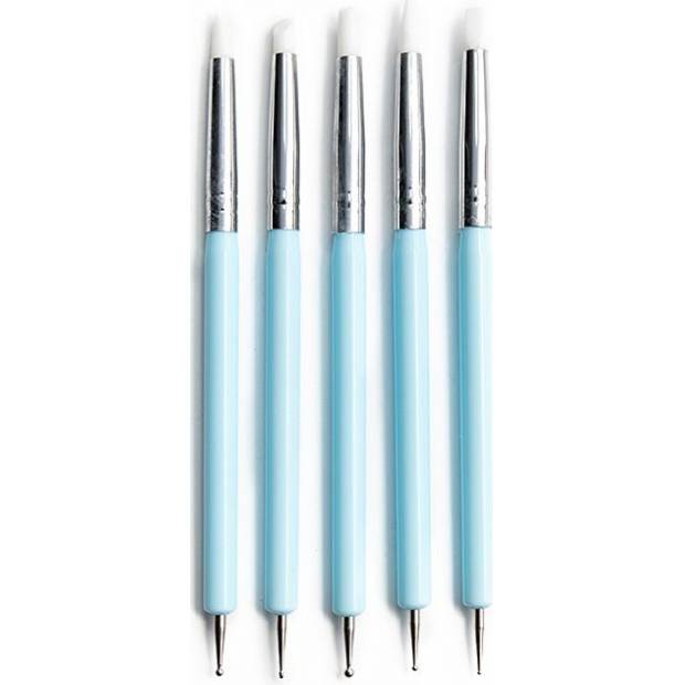 Doppelseitige Würfel - Silikon und Eisen 5 Stück