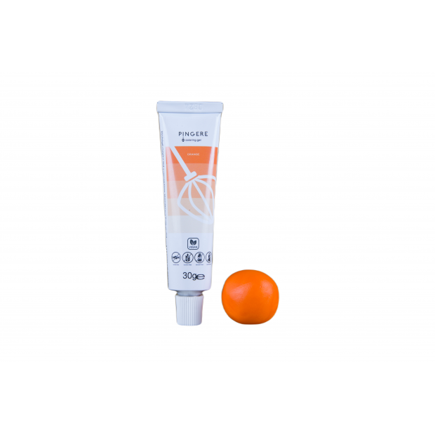 Orangene Gel-Farbe 30 g, extra färbend