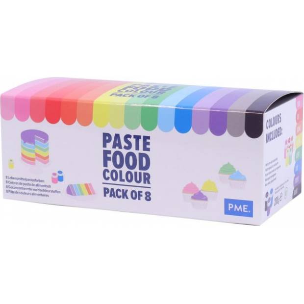 PME Gel-Farben-Set - 8 Stück