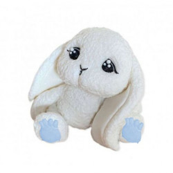 Zuckerfigur, wunderschöner Häschen, blaue Pfoten