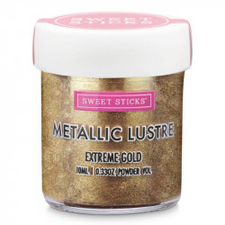 Metallic-Pulverlack Extreme Gold 10ml