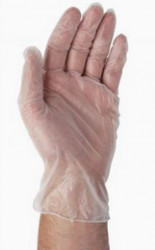 Handschuhe Vinyl puderfrei weiß L 100 Stück