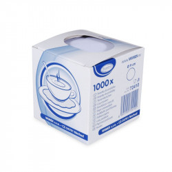 Rosette für Untertasse weiß 9cm 1000 Stück