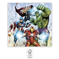 Papierservietten Avengers 33x33cm, 20St.
