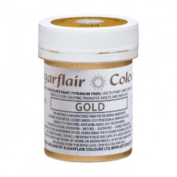 Gele Farbe Gold ideal für Schokoladenoberflächen, 35g