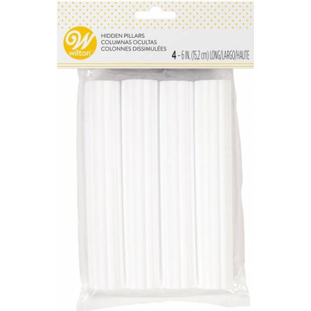 Stützen für die Tortendekoration 4 Stück 15,2 cm