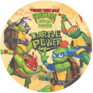 Essbare Ninja-Schildkröten aus Papier 20 cm