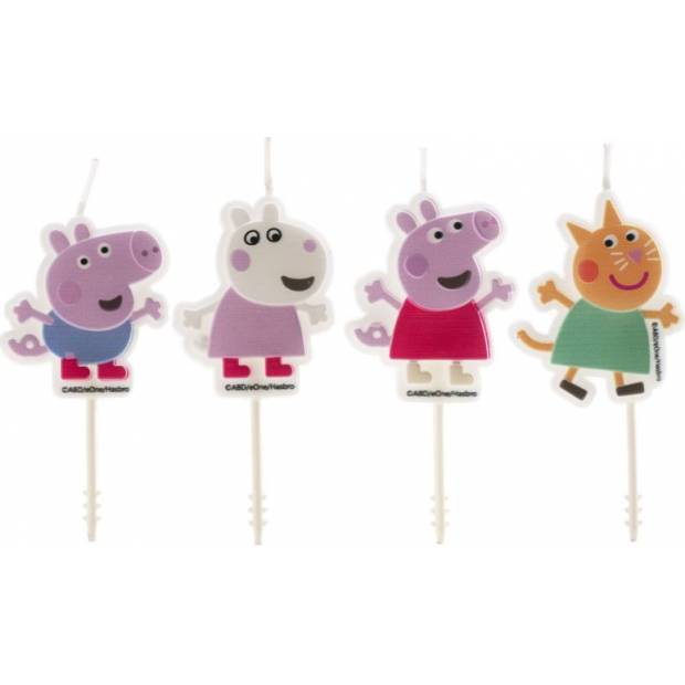 Tortenkerzen Pepa Pig 4St.
