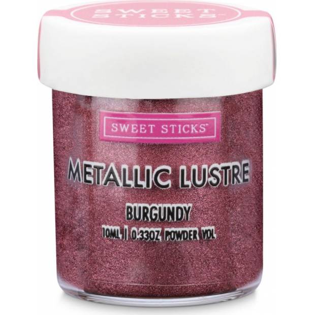 Metallic-Staubfarbe Burgund 10ml