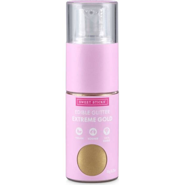 Glitter im Zerstäuber 10g extremes Gold