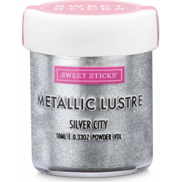 Metallic-Pulverfarbe Silver City 10ml