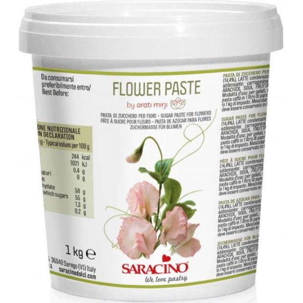 Modellierpaste für Blumen - weiß 1kg Blumenpaste