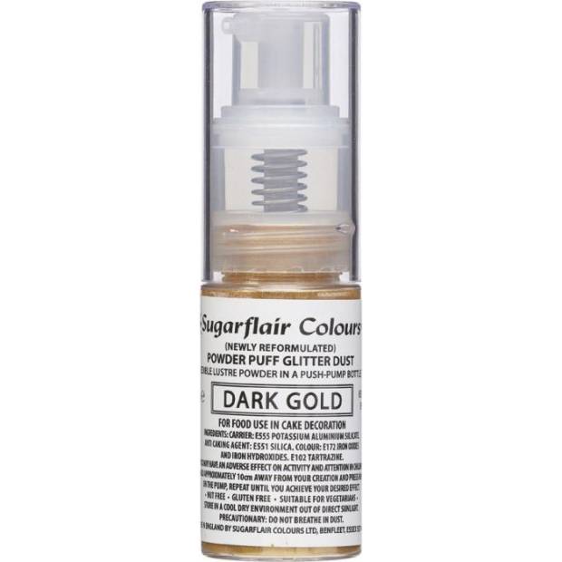 Glitzer im Sprühnebel dunkles Gold, 10 g