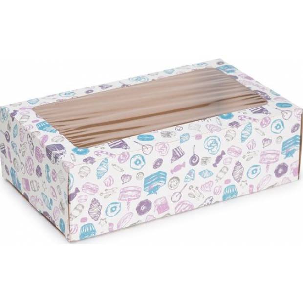 ECO-Box für 12 Makros mit Fenster 180x110mm 50 Stk.