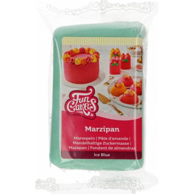 Ausgezeichnetes Marzipan hellblau Eisblau 250g 1:5