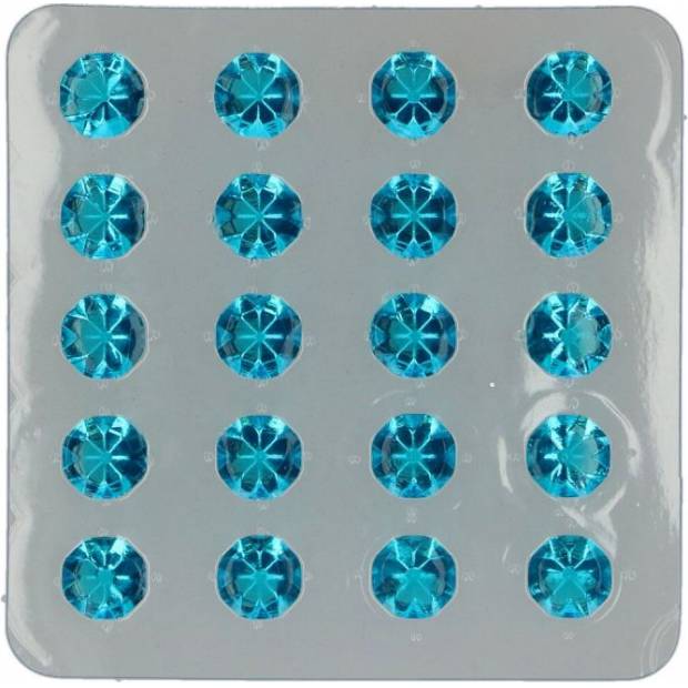 Essbare Diamanten 20Stück blau