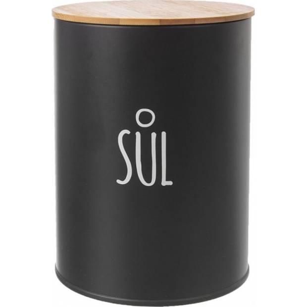 Salzkrug BLACK Durchmesser 11 cm