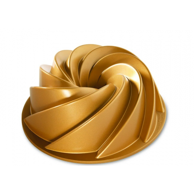 NW Heritage 10 Tasse Gugelhupfform gold