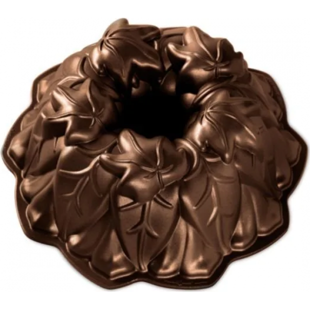 NW Kuchenform für Gugelhupf Weinrebenblätter 10 cup bronzefarben