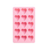Silikonform für Bonbonherzen