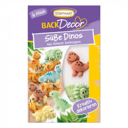 Zucker Dinosaurier Dekorationen, 6St.