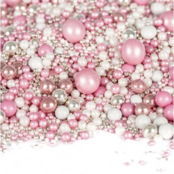 Zuckerdekoration 90g Saatperlen Mix Zucker/Schokolade