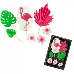 Zuckerfigur Flamingo