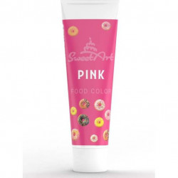 SweetArt Gel-Farbtube Rosa (30 g)