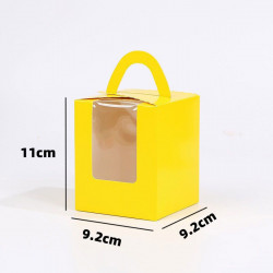 Cupcake-Schachtel 100 Stk. gelb