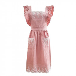 Retro-pinke Schürze