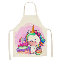 Küchenschürze Einhorn mit Kuchen