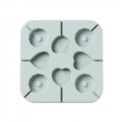 Silikon Lollipop Form Spirale