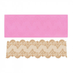 Silikonform für essbare Spitze