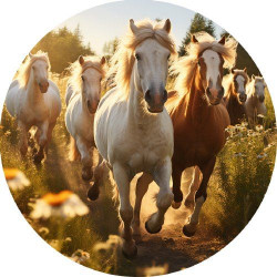 Essbares Papierpferd 19,5cm