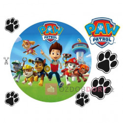Essbares Papier zum Ausschneiden von Paw Patrol