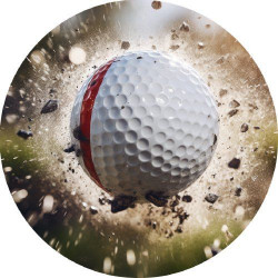 Essbares Papier-Golfball-Tee 19,5cm