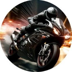 Essbarer Papier-Radler 19,5cm