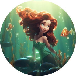 Essbare Papier-Nixe 19,5cm